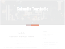 Tablet Screenshot of calandia.de